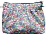 Pochette plissée pastel fleuri