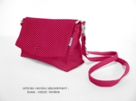 Rabat sac compagnon etoile or fuchsia