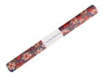 Coupon tissu enduit de 35cm  ex2631 bohème fleuri bleu