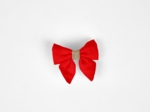 Barrette Mini Noeud Papillon rouge