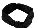 Bandeaux jersey tressé adulte noir