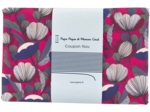 Coupon tissu 1 m pavot  fuchsia