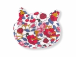 Barrette miaou rouge corolle