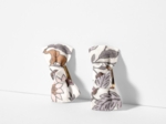 Barrettes clic-clac petits noeuds rêve de jasmin