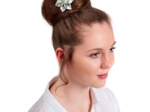 Barrette fleur étoile 4 paradizoo mint