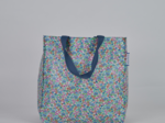 Sac cabas shopping pastel fleuri