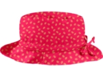 Chapeau Pluie Ajustable Femme T3 feuillage or rose