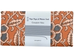 Coupon tissu 50 cm ex2638 indienne cumin bleu