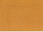 Tissu enduit  au mètre graphique ocre ex1077