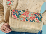 Rabat sac compagnon cerise en fleur