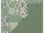 Tissu matelassé ex2546 patch vert