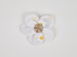 Mini Barrette Pétales de Fleur paquerettes blanches