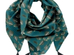 Foulard pompon  végétalis