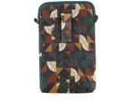 Pochette téléphone matelassée kaléidoscope