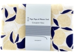 Coupon tissu 1 m citrons dorés