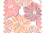 Coupon tissu 1 m ex2540 anemones rayées pastel