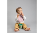 Bavoir Bébé gaze lurex rose