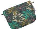 Mini pochette tissu palmia emeraude