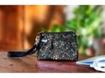 Mini pochette plissée lucioles