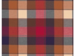 Tissu coton au mètre tartan lurex rubis