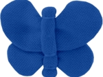 Barrette petit papillon bleu navy