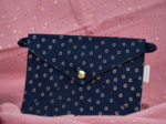 Pochette enveloppe moyenne bulle bronze marine