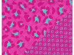 Tissu matelassé ex2608 léopard fuchsia matelassé