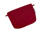 Mini pochette tissu  velours rouge