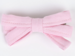 Barrette ruban oxford rose