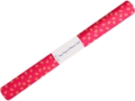 Coupon tissu enduit de 35cm  feuillage or rose