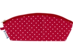 Trousse scolaire pois rouge
