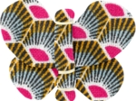 Barrette petit papillon palmette