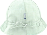 Chapeau soleil charlotte gaze vert d'eau