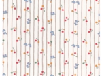 Tissu coton au mètre ex2632 bottines et cerises