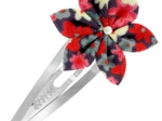Barrette clic-clac fleur étoile tapis rouge