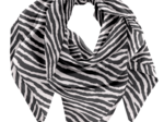 Foulard pompon zèbre