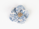 Petite Barrette Pétales de Fleur toile de biche