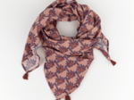 Foulard pompon palmeraie