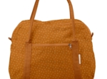 Sac bowling paille dorée caramel