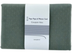 Coupon tissu 1 m gaze plumetis vert ex1069