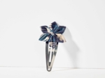 Barrette clic-clac fleur étoile parade royale
