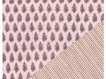 Tissu matelassé ex2613 indienne rose pale matelassée