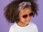 Bandeau croisé enfant jardin d'aurore