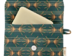 Pochette Savon eventail or vert