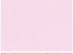 Coupon tissu enduit de 35cm  vichy rose