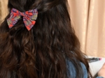 Barrette noeud papillon calypso