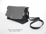 Rabat sac compagnon vichy noir