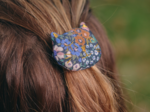 Barrette miaou monet lilas