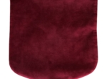 Rabat petite besace  velours rouge
