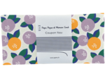 Coupon tissu 50 cm ex2303 agrumes pop lilas
